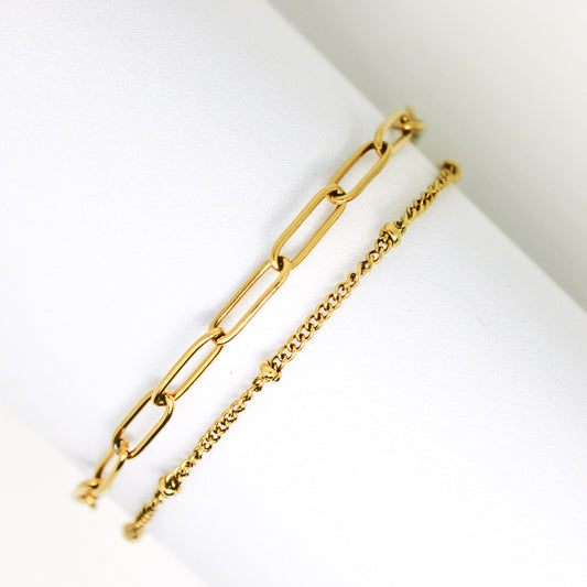 PULSERA FUSIÓN - ORO